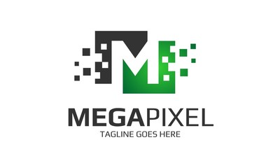 M Pixel Logo