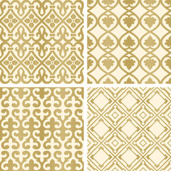 Vector seamless tiling patterns - 87671135