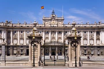 Fototapeta na wymiar Madrid Königspalast Palazzo Real