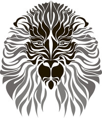 lion tattoo vector made in eps © Copceac Oleg