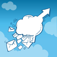 flying of big letters