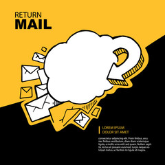 flying of big letters