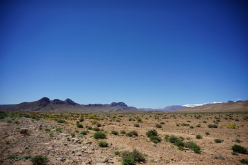 Fototapeta na wymiar Panorama auf das Atlasgebirge in Marokko