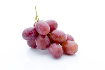 Grape on the white background. Fresh  berry.