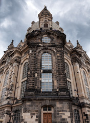 Fototapeta na wymiar The Church of Our Lady (Frauenkirche) in Dresden, Germany