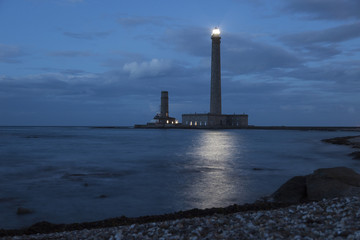 Fototapeta premium Der Phare de Gatteville, zweithöchster Leuchtturm Frankreichs