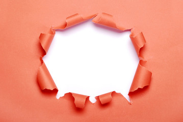 Torn paper with space for your message