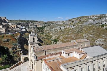 Obraz premium Matera il Sasso Caveoso - Basilicata