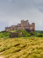 Fototapeta premium Bamburgh Castle, Bamburgh, Northumberland, UK