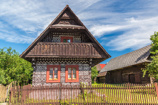 Traditional house from Slovakia in Cicmany