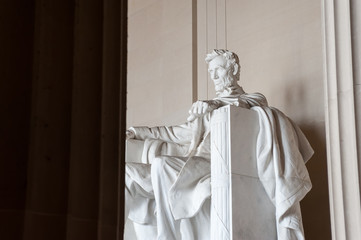 Statue of Abraham Lincoln, Lincoln Memorial, Washington DC