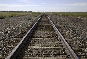 Fototapeta na wymiar Railroad Tracks