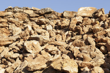 Debris of an old stonewall