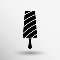 Chocolate ice cream sign Branding Identity Corporate logo