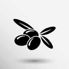 Olives Logo design vector template icon symbol