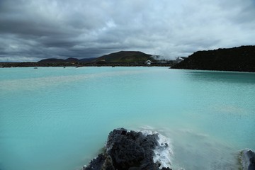 Fototapeta na wymiar Island, Reykjavik, Die blaue Lagune