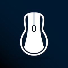 Computer mouse icon, icon vector symbol click button cursor 