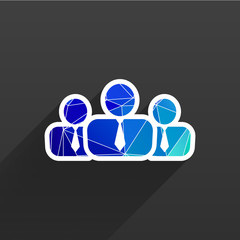 people icon business communication relationships group
