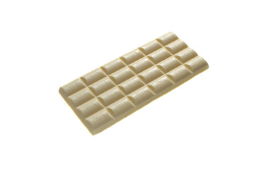Tiles white porous chocolate isolate