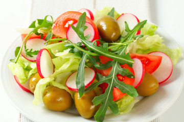 Fresh vegetable salad