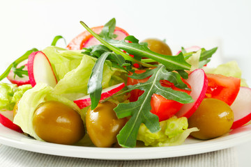 Fresh vegetable salad