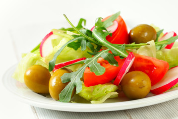 Fresh vegetable salad