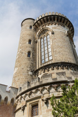 Fototapeta na wymiar A tower of castle Laxenburg