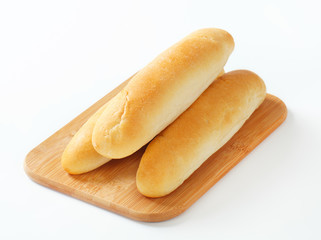 White bread rolls