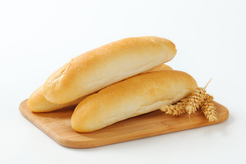 White bread rolls