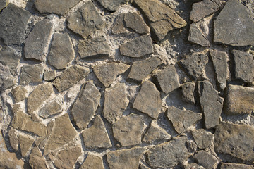 texture of stone wall.photo of a stone wall on a sunny day