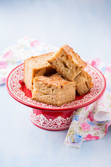 Homemade apple cake