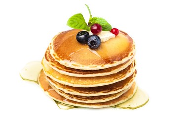 Pancake, Breakfast, Syrup.
