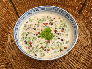 bunte Pfeffersuppe