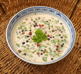 bunte Pfeffersuppe