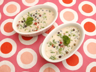 bunte Pfeffersuppe