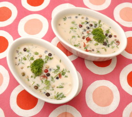 bunte Pfeffersuppe