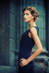 Naklejka premium female model