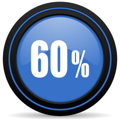 60 percent icon sale sign
