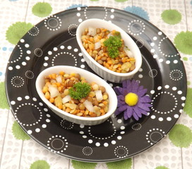 bunter Linsensalat