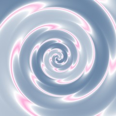 Amazing pink and blue colored spiral