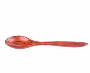 wooden spoon isolated on white