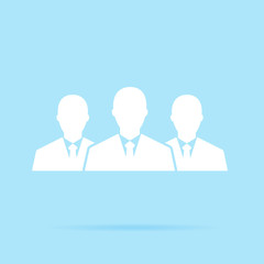Fototapeta premium management avatar user profile vector illustration , businessma