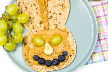 School lunch sandwich.