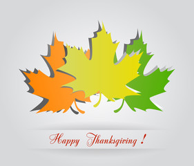 Happy thanksgiving and autumn