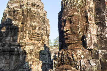 Naklejka premium abandoned temple in Angkor Wat, Cambodia