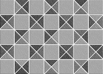 Black and GrayTile triangular wall texture background
