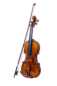 Violin and violin bridge