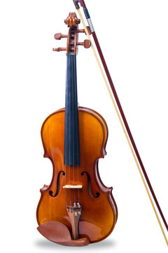 Violin and violin bridge