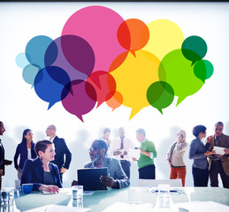 Speech Bubbles Message Concept Symbol Communication Idea Concept