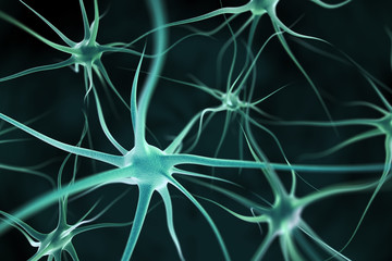 Neurons abstract background